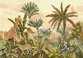 Komar Vlies Fototapete - Tropical Vintage Garden - 