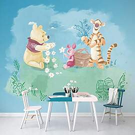 Komar Vlies Fototapete Winnie Pooh Picnic |