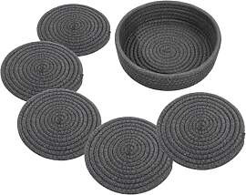 Komforbaa 5er Set Platzsets Rund 20cm,
