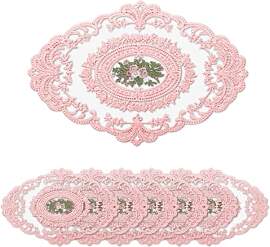 Komforbaa 6er Set Platzsets Oval 43x32cm,