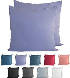 Komfortec 100% Baumwolle Kissenbezüge 2er Set