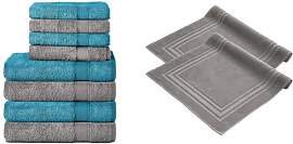 Komfortec 8er Handtuch Set aus 100% Baumwolle