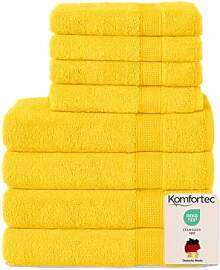 Komfortec 8er Handtücher Set, 4 Badetücher