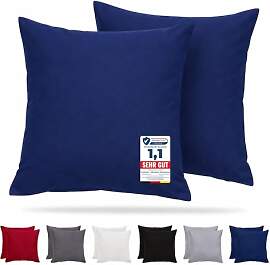 Komfortec Kissenbezug 2er Set - 100% Mikrofaser,