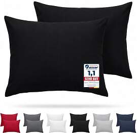 Komfortec Kissenbezug 2er Set - 100% Mikrofaser,