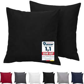 Komfortec Kissenbezug 2er Set - 100% Mikrofaser,