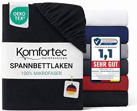 Komfortec Mikrofaser Spannbettlaken 160x200 cm – 