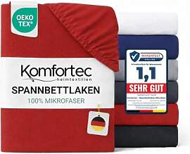 Komfortec Mikrofaser Spannbettlaken 180x200 cm – 