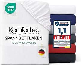 Komfortec Mikrofaser Spannbettlaken 200x200 cm – 