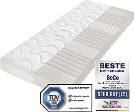 Komfortschaummatratze BECO "Double Deluxe
