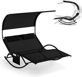 KOMFOTTEU Schaukelliege für 2 Personen,