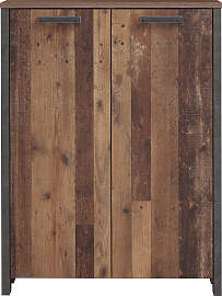 Kommode FORTE "Clif", grau (old – wood 