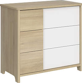 Kommode GALIPETTE "Sacha", weiß (bunt), 