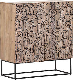 Kommode GUTMANN FACTORY, beige (natur), B:80cm