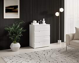 Kommode HBZ "Spice weiß hochglanz, BxHxT
