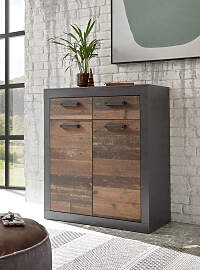 Kommode HOME AFFAIRE "BROOKLYN", grau