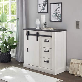 Kommode HOME AFFAIRE "SHERWOOD", weiß