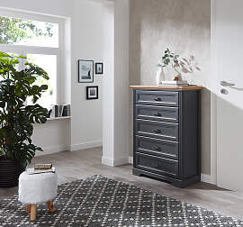Kommode INNOSTYLE "Jasmin", grau