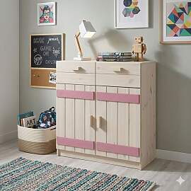 Kommode Kids Paradise Kiefer Massivholz mit