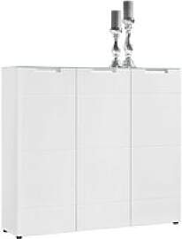 Kommode Mailand 13 weiß weiß Hochglanz B/H/T: