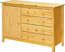 Kommode MÖBILIA, beige (natur), B:120cm H:80cm