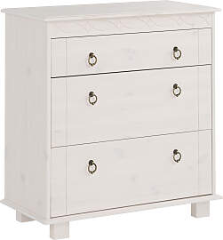 Kommode OTTO HOME "Indra", weiß, B:74cm 