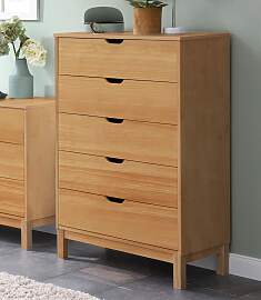 Kommode OTTO HOME "Post", beige (natur), 