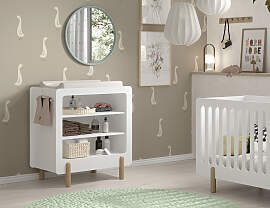 Kommode VIPACK "Smile, Wickelregal mit 3