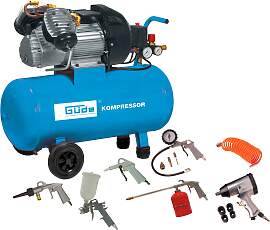 Kompressor GÜDE "Set 400/10/50 DG",