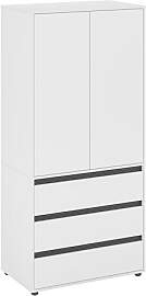 KOMTO Kleiderschrank Klein in Weiß - Schrank