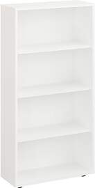 KOMTO Regal 60 cm breit Weiß - Bücherregal mit 4 