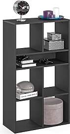 KOMTO Regal Schwarz - Bücherregal Standregal