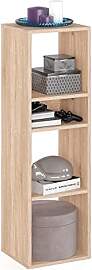 KOMTO Regal Sonoma Eiche - Bücherregal Standregal 