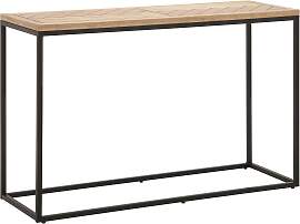 Konsolentisch Catalina Eichefarben/Schwarz MDF