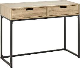 Konsolentisch Giorgia Eiche/Schwarz MDF