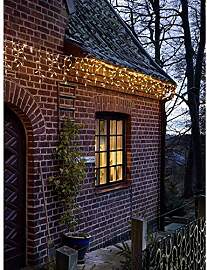 Konstsmide LED Eisregen Lichtervorhang, 400
