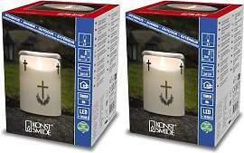 Konstsmide LED Gedenklicht/Grablicht, mit 8h