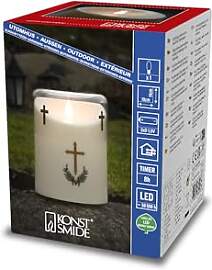 Konstsmide LED Gedenklicht/Grablicht, mit 8h