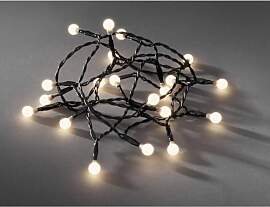 Konstsmide LED Globelichterkette, runde Dioden, 6h 