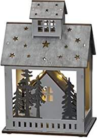 Konstsmide LED Holzsilhouette "Haus und