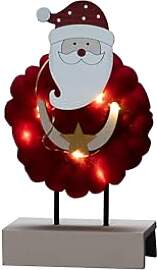 Konstsmide LED Holzsilhouette "Santa mit