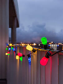 KONSTSMIDE LED-Lichterkette, schwarz, Dioden 40