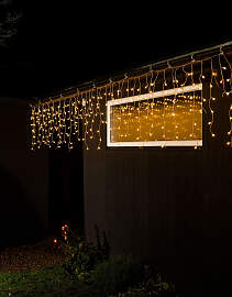 KONSTSMIDE LED-Lichtervorhang "Weihnachtsdeko 