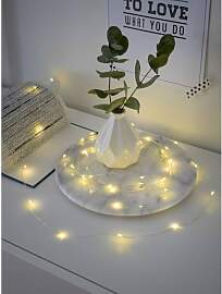 Konstsmide Micro LED Lichterkette, 6h Timer, 20