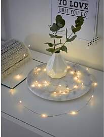 Konstsmide Micro LED Lichterkette, 6h Timer, 40