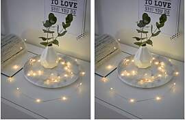 Konstsmide Micro LED Lichterkette, 6h Timer, 40
