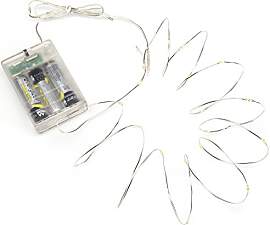 Konstsmide Micro LED Lichterkette, 6h Timer, 40