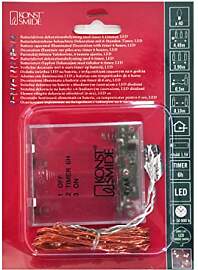 Konstsmide Micro LED Lichterkette, 6h Timer, 40