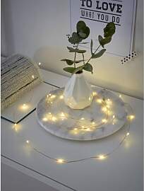 Konstsmide Micro LED Lichterkette, 6h Timer, 40
