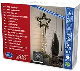 Konstsmide Micro LED Lichterkette, gefrostet, 200
